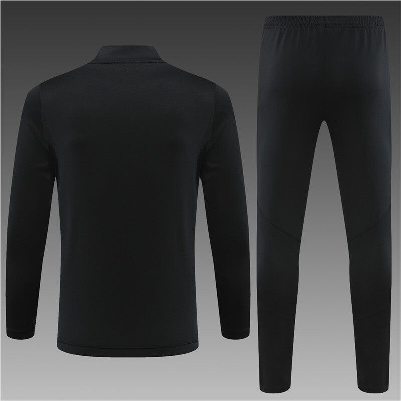 Real Madrid black training tracksuit 24/25