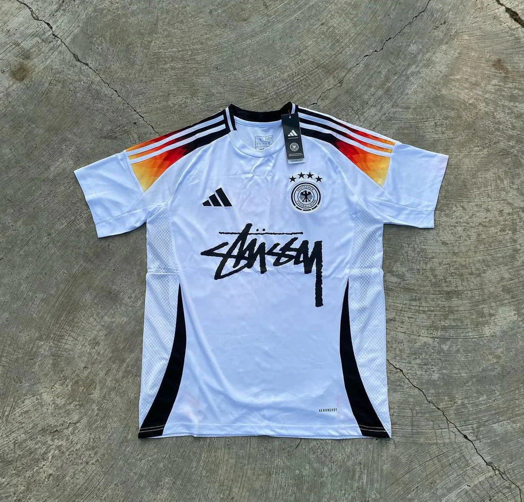 Germany Football Jersey - Retro Stussy Edition