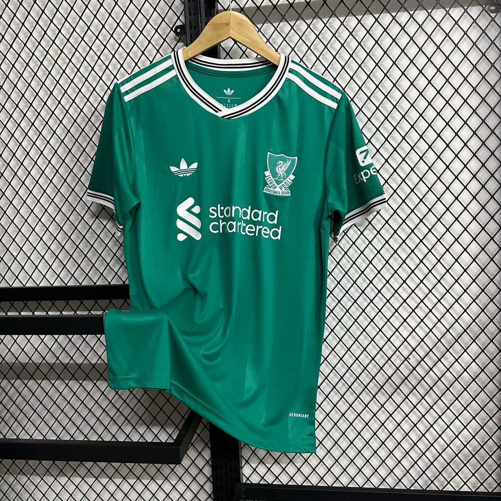 Liverpool sea green2025/2026 Third Football Shirt