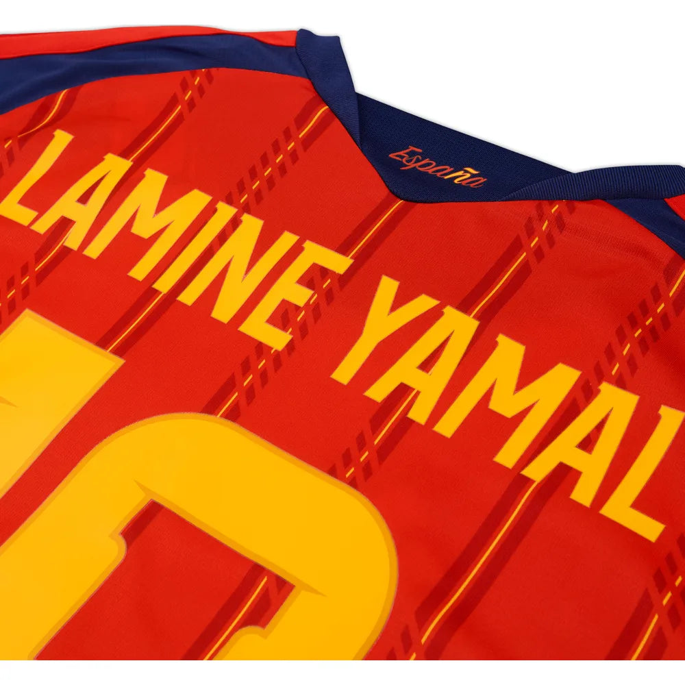 Spain 2026 World Cup Home Football Jersey - Long Sleeve Lamine Yamal