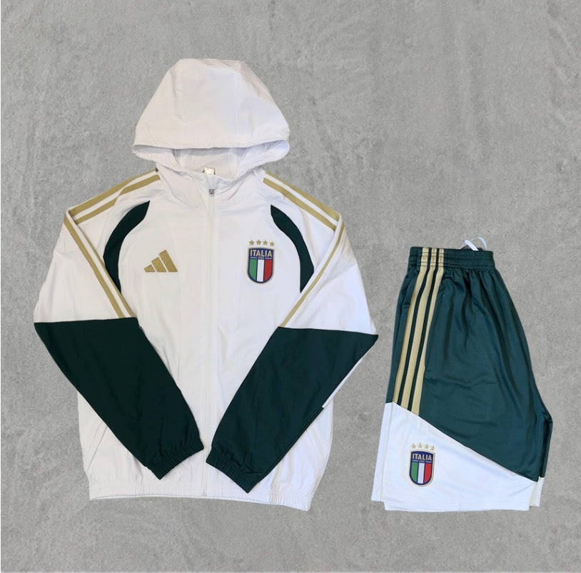 Italy Windbreaker Shorts Set