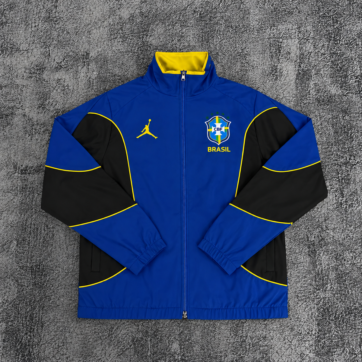 Brazil Retro Track Windbreaker